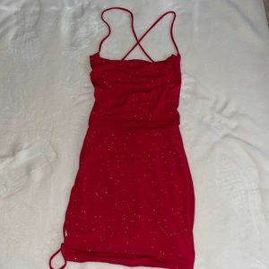 LUCY IN THE SKY RED MINI DRESS